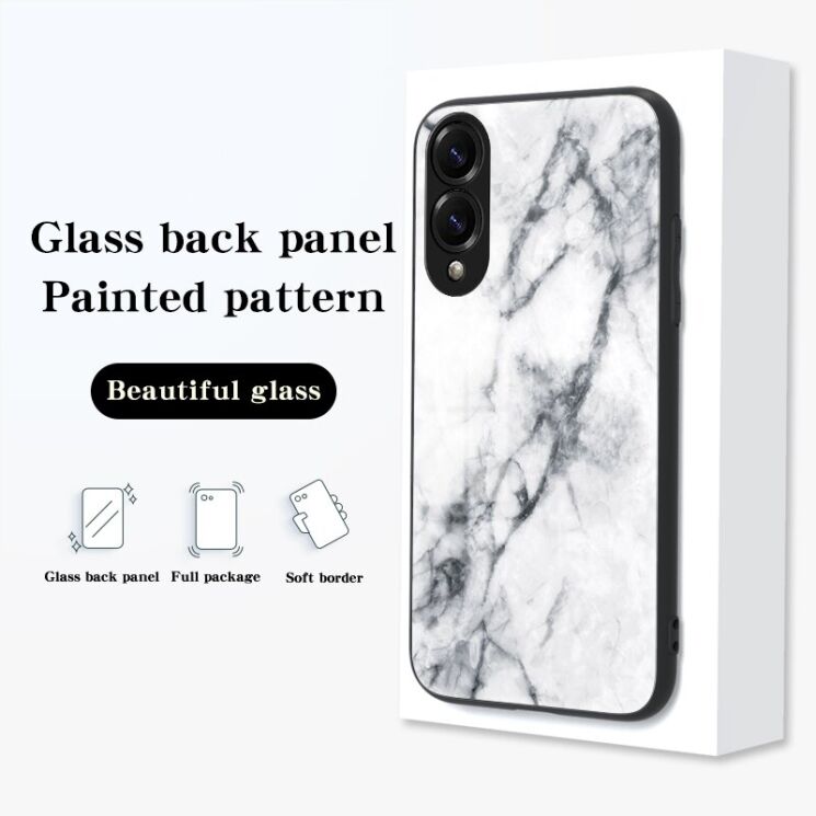 Защитный чехол Deexe Gradient Pattern для Samsung Galaxy S25 Edge (S937) - Gold / Black: фото 6 из 10