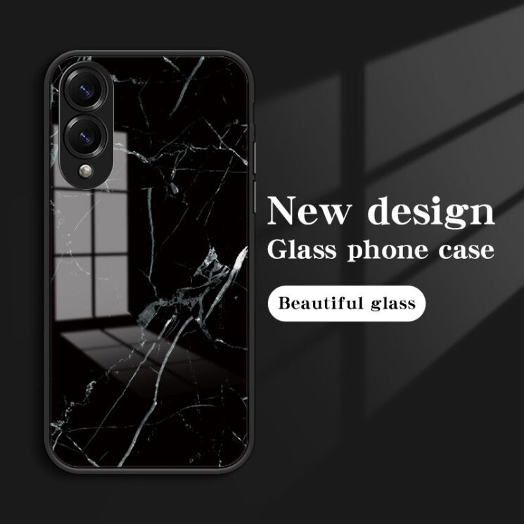 Защитный чехол Deexe Gradient Pattern для Samsung Galaxy S25 Edge (S937) - Gold / Black: фото 4 из 10