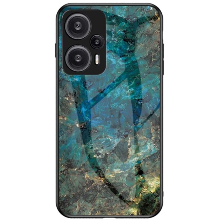 Защитный чехол Deexe Gradient Pattern для Xiaomi Poco F5 / Redmi Note 12 Turbo - Emerald: фото 1 из 8