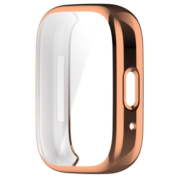 Защитный чехол Deexe Hard Frame для Xiaomi Redmi Watch 3 Active / 3 Lite - Rose Gold: фото 2 из 8