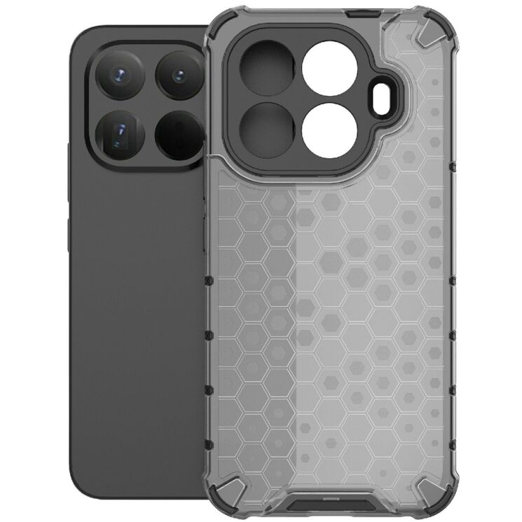 Защитный чехол Deexe Honeycomb Series для Xiaomi 15T Pro - Black: фото 2 из 5