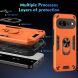 Защитный чехол Deexe Hybrid Shell для Google Pixel 11 Pro XL - Orange (426009O). Фото 7 из 7