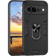 Защитный чехол Deexe Hybrid Shell для Google Pixel 11 Pro XL - Black: фото 1 из 7