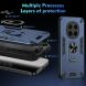 Защитный чехол Deexe Hybrid Shell для Honor Magic 7 Pro - Blue (380810L). Фото 4 из 7