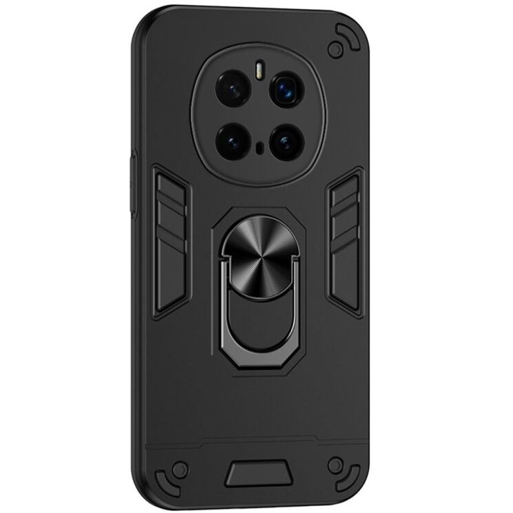 Защитный чехол Deexe Hybrid Shell для Honor Magic 7 Pro - Black: фото 1 из 7