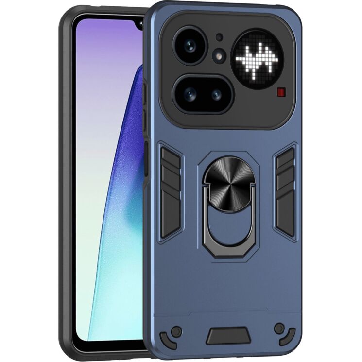 Защитный чехол Deexe Hybrid Shell для Nothing Phone (4a) Pro - Blue: фото 1 из 7