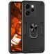 Защитный чехол Deexe Hybrid Shell для OPPO Reno 15 Pro - Black (405068B). Фото 1 из 7