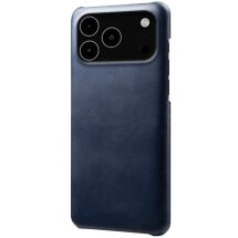 Захисний чохол Deexe Leather Back Cover для iPhone 18 Pro Max / 17 Pro Max - Blue: фото 1 з 4