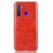Защитный чехол Deexe Leather Back Cover для Realme 5 Pro / Realme Q - Red (248509R). Фото 2 из 8