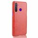 Защитный чехол Deexe Leather Back Cover для Realme 5 Pro / Realme Q - Red (248509R). Фото 3 из 8