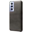 Захисний чохол Deexe Leather Back Cover для Realme C65 - Black (353937B)