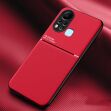 Защитный чехол Deexe Magnetic Grain для Infinix Hot 11s (X6812) - Red (302313R)