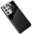 Захисний чохол Deexe Magnetic Leather Cover для Samsung Galaxy S21 Ultra (G998) - Black (300912B)
