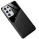 Захисний чохол Deexe Magnetic Leather Cover для Samsung Galaxy S21 Ultra (G998) - Black (300912B). Фото 1 з 3