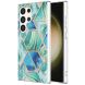 Защитный чехол Deexe Marble Pattern для Samsung Galaxy S24 Ultra - Green (343335G). Фото 1 из 6