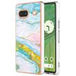 Защитный чехол Deexe Marble Style для Google Pixel 7a - Light Green (322041LG)