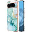 Защитный чехол Deexe Marble Style для Google Pixel 9 Pro XL - Green (359815G)