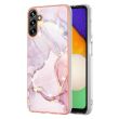 Защитный чехол Deexe Marble Style для Samsung Galaxy A35 (A356) - Rose Gold (348098RG)