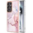 Защитный чехол Deexe Marble Style для Samsung Galaxy S25 Ultra (S938) - Rose Gold (374567RG)