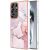 Защитный чехол Deexe Marble Style для Samsung Galaxy S25 Ultra (S938) - Rose Gold: фото 1 из 6