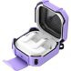 Защитный чехол Deexe Orbit Shield для Samsung Galaxy Buds 4 / Buds 4 Pro - Black / Purple (407421BV). Фото 2 из 8