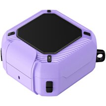 Защитный чехол Deexe Orbit Shield для Samsung Galaxy Buds 4 / Buds 4 Pro - Black / Purple: фото 1 из 8