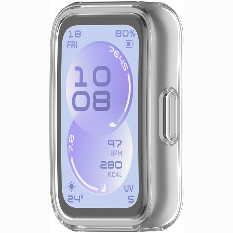 Защитный чехол Deexe Protective Frame для Huawei Band 11 - Transparent (331001T) Защитный чехол Deexe Protective Frame для Huawei Band 11 - Transparent: фото 3 из 7