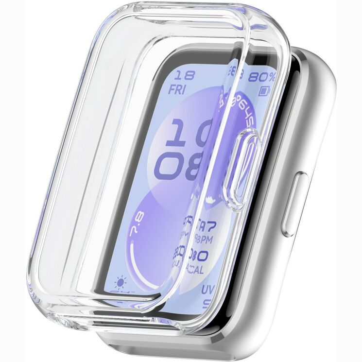 Защитный чехол Deexe Protective Frame для Huawei Band 11 - Transparent (331001T) Защитный чехол Deexe Protective Frame для Huawei Band 11 - Transparent: фото 1 из 7