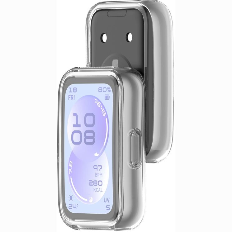 Защитный чехол Deexe Protective Frame для Huawei Band 11 - Transparent (331001T) Защитный чехол Deexe Protective Frame для Huawei Band 11 - Transparent: фото 2 из 7