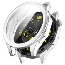 Защитный чехол Deexe Protective Frame для Huawei Watch GT 4 (46mm) - Silver: фото 1 из 8