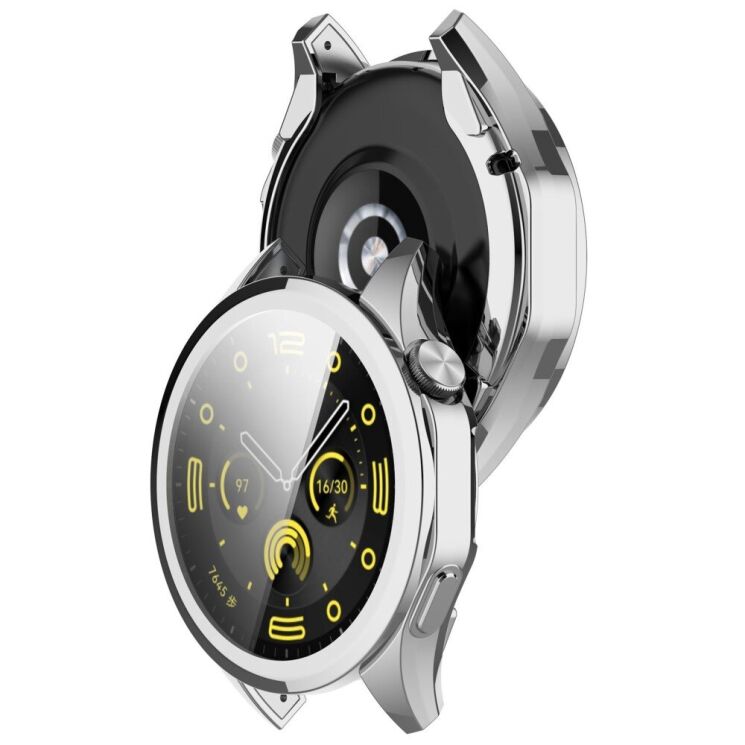 Защитный чехол Deexe Protective Frame для Huawei Watch GT 4 (46mm) - Silver: фото 7 из 8