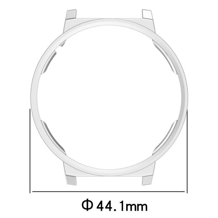Защитный чехол Deexe Protective Frame для Huawei Watch GT 5 (41mm) - Starlight: фото 7 из 7