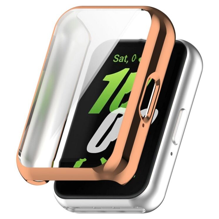 Захисний чохол Deexe Protective Frame для Samsung Galaxy Fit 3 - Rose Gold: фото 1 з 8