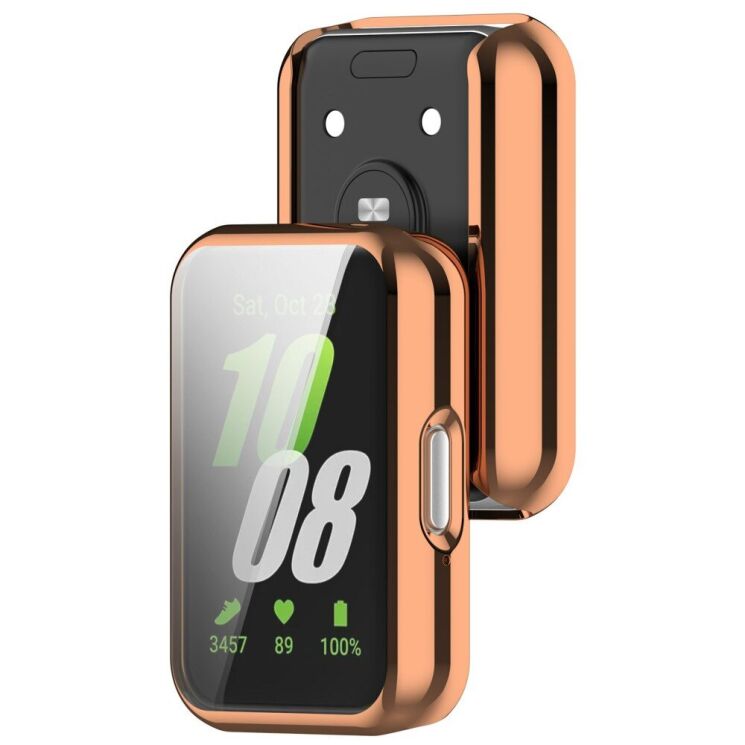 Захисний чохол Deexe Protective Frame для Samsung Galaxy Fit 3 - Rose Gold: фото 7 з 8