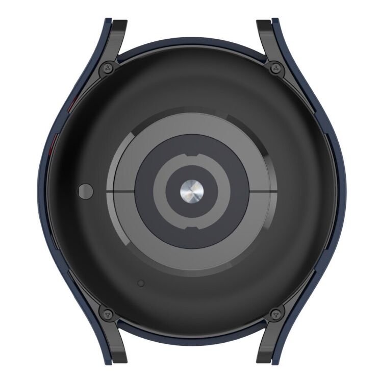 Захисний чохол Deexe Protective Frame для Samsung Galaxy Watch 5 Pro (45mm) - Midnight Blue: фото 6 з 8
