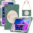 Защитный чехол Deexe Rotation Hybrid для Lenovo Tab M10 (Gen 3) TB328 - Emerald Green (305813EG)