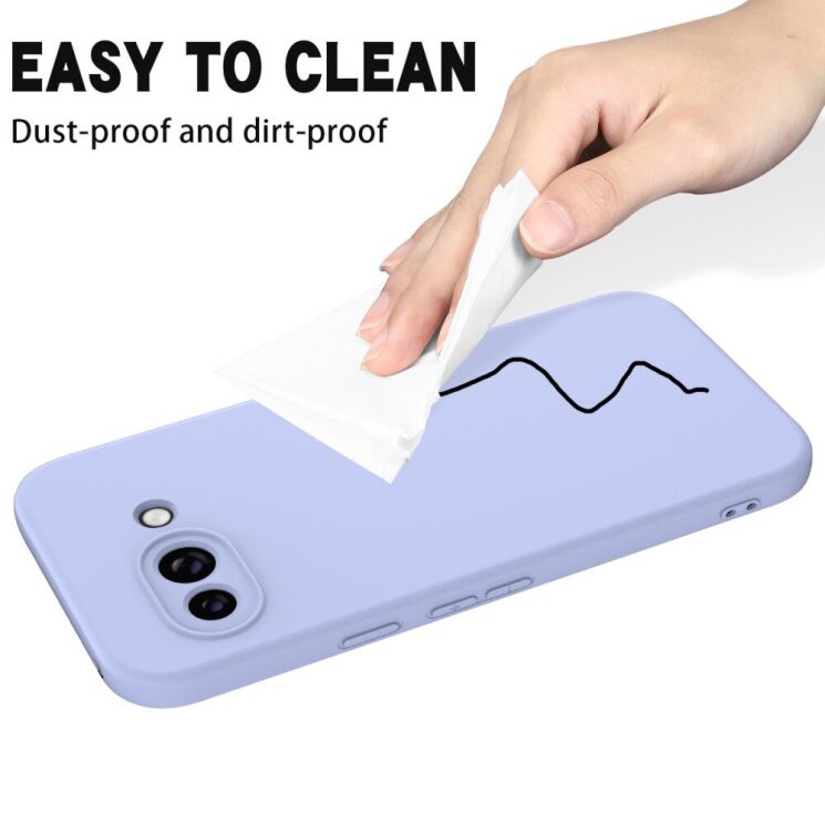 Защитный чехол Deexe Silicone Case для Google Pixel 9a - Black: фото 8 из 8
