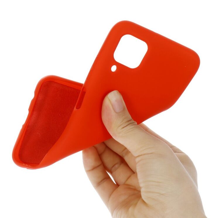 Силиконовый (TPU) чехол Deexe Silicone Case для Huawei P40 Lite - Red: фото 3 из 5