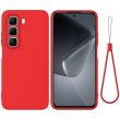 Защитный чехол Deexe Silicone Case для Infinix Hot 50 Pro - Red (368905R)