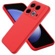 Защитный чехол Deexe Silicone Case для Infinix Note 40 - Red (351412R)