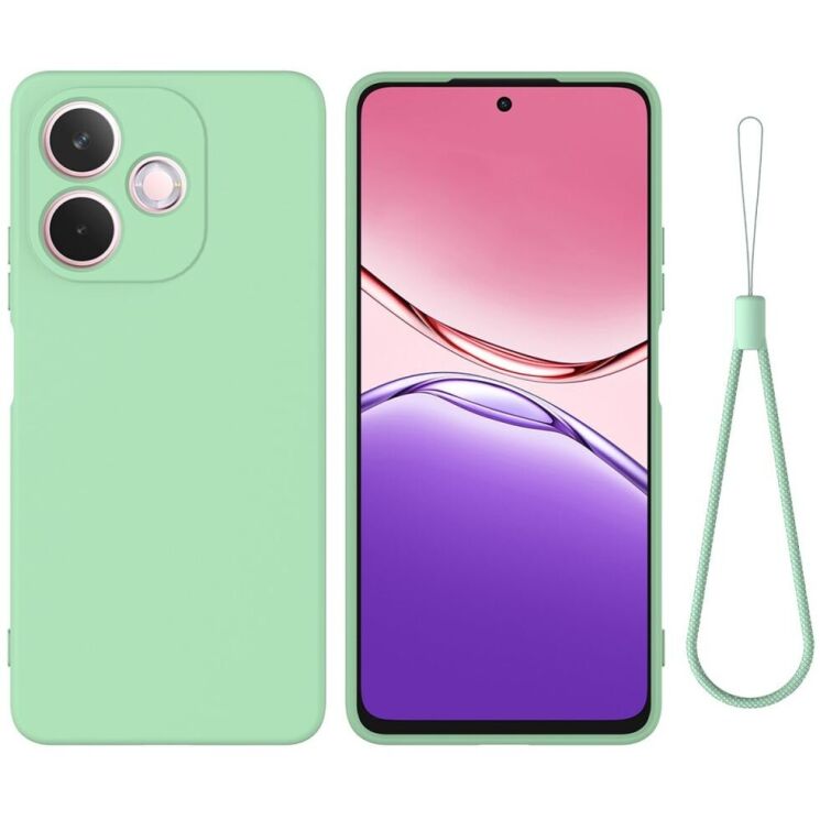 Защитный чехол Deexe Silicone Case для Oppo A5 Pro (4G/5G) - Green: фото 1 из 8