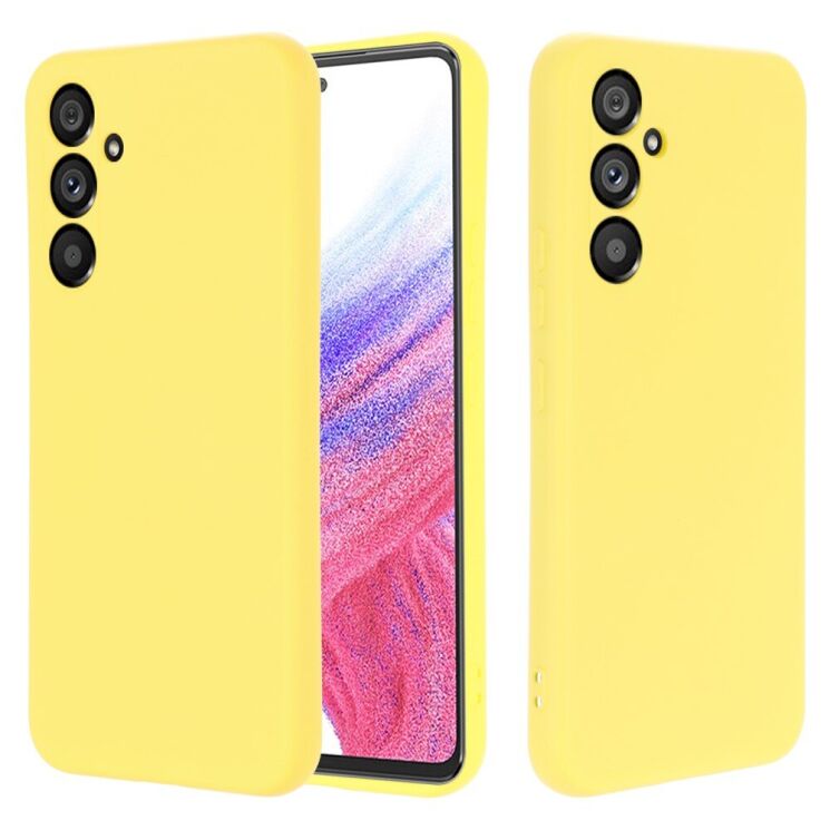 Захисний чохол Deexe Silicone Case для Samsung Galaxy A54 (A546) - Yellow: фото 2 з 10