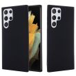 Захисний чохол Deexe Silicone Case для Samsung Galaxy S22 Ultra - Black (289909B)