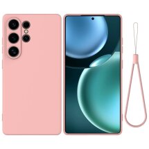 Защитный чехол Deexe Silicone Case для Samsung Galaxy S25 Ultra (S938) - Pink: фото 1 из 8