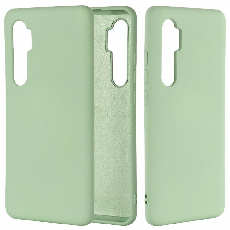 Силиконовый (TPU) чехол Deexe Silicone Case для Xiaomi Mi Note 10 Lite - Green: фото 1 из 5