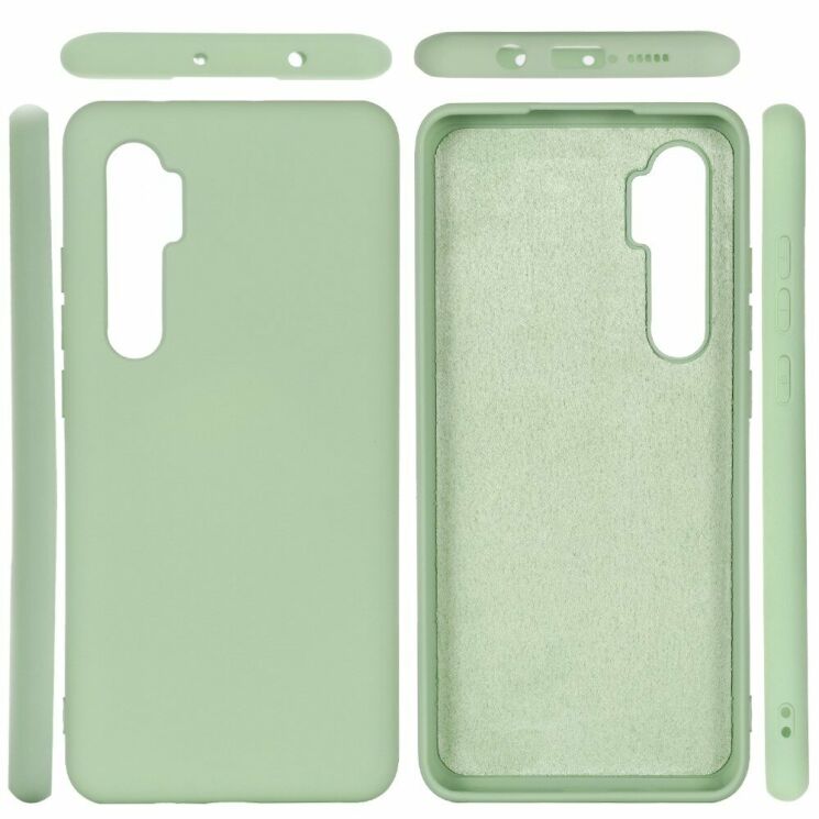 Силиконовый (TPU) чехол Deexe Silicone Case для Xiaomi Mi Note 10 Lite - Green: фото 2 из 5