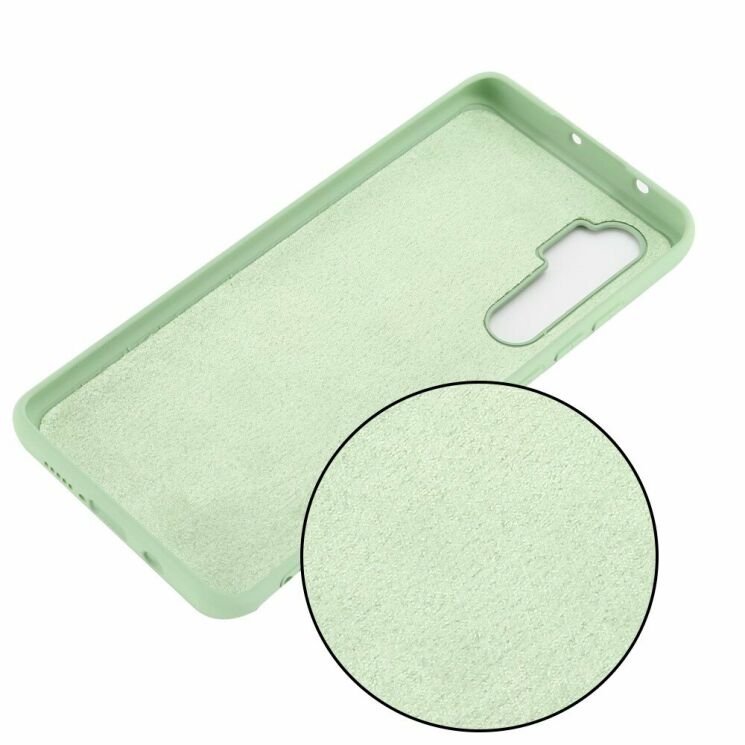 Силиконовый (TPU) чехол Deexe Silicone Case для Xiaomi Mi Note 10 Lite - Green: фото 3 из 5