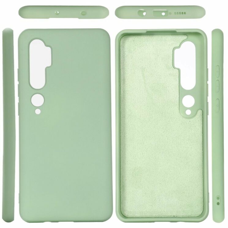 Силиконовый (TPU) чехол Deexe Silicone Case для Xiaomi Mi Note 10 Pro / Mi Note 10 - Green: фото 5 из 5