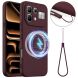 Защитный чехол Deexe Silicone Case with MagSafe для Infinix Note 60 Pro / Note 60 - Wine Red (409409WR). Фото 1 из 9
