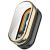 Захисний чохол Deexe Silicone Frame для Xiaomi Smart Band 11 - Light Gold: фото 1 з 4
